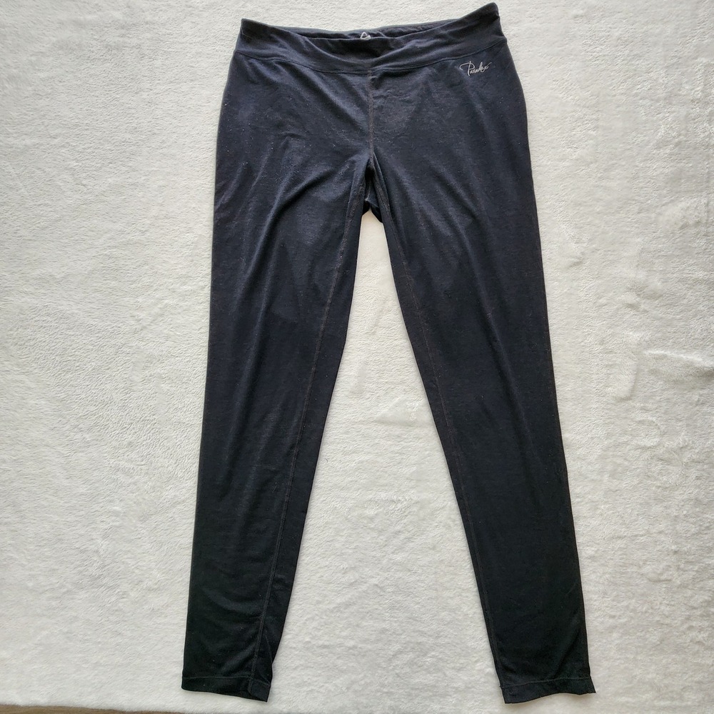 Paradox‎ Merino Wool Blend Leggings Womens XL Black Base Layer Activewear Hiking